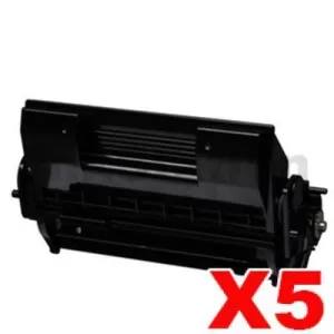 5 x OKI B710 / B720 / B730 Compatible Black Toner Cartridge - 15,000 pages (1279001)