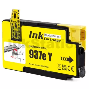 HP 937e EvoMore Compatible Yellow Ink Cartridge 4S6W8NA - 1,650 pages