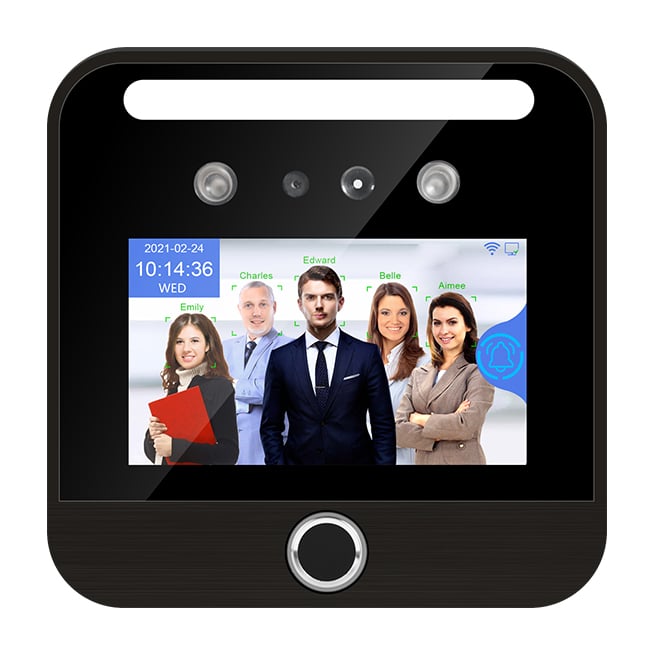 Time Attendance Machine TM-AI03F AI Dynamic Face Recognition ...