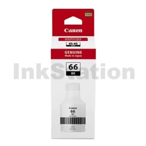 Genuine Canon GI-66BK Black Ink Bottle - 6,000 pages