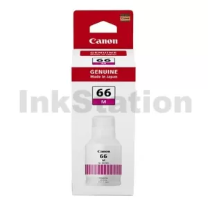 Genuine Canon GI-66M Magenta Ink Bottle - 6,000 pages