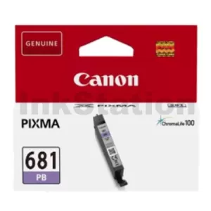 Canon CLI-681PB Genuine (Photo Blue) Inkjet Cartridge - 250 pages