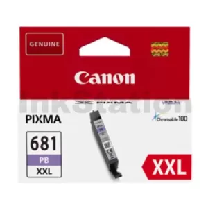 Canon CLI-681XXLPB Extra High Yield Genuine (Photo Blue) Inkjet Cartridge - 760 pages