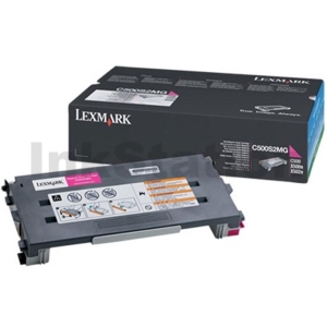 Lexmark C500S2MG Genuine X500n / X502n / C500n Magenta Toner Cartridge - 1,500 pages