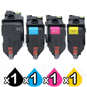 4 Pack Konica Minolta BIZHUB C3300i / C4000i TNP81 Compatible Toner Cartridges AAJW191 - AAJW491 [1BK,1C,1M,1Y]