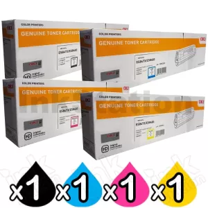 4 Pack OKI ES8473 Genuine Toner Cartridges Combo 45862836 - 45862833 [1BK,1C,1M,1Y]