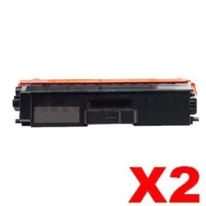 2 x Compatible Brother TN-446BK Black Toner Cartridge - 6,500 pages
