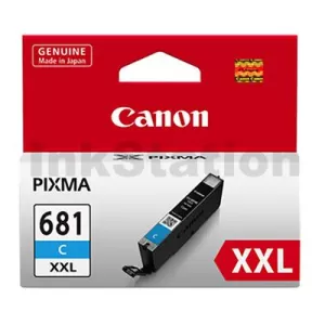 Canon CLI-681XXLC Extra High Yield Genuine Cyan Inkjet Cartridge - 760 pages