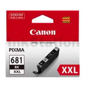 Canon CLI-681XXLBK Extra High Yield Genuine Black Inkjet Cartridge - 760 pages