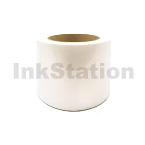 Continuous Gloss Synthetic Label Roll 101.6mm x 30m with 76mm Core Water-Resistant (Compatible with OKI Pro1040 / Pro1050)