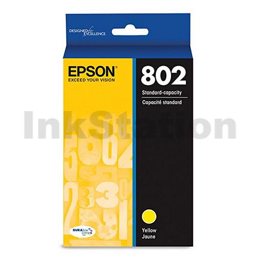 Epson 802 (C13T355492) Genuine Yellow Inkjet Cartridge - Ink Cartridges ...