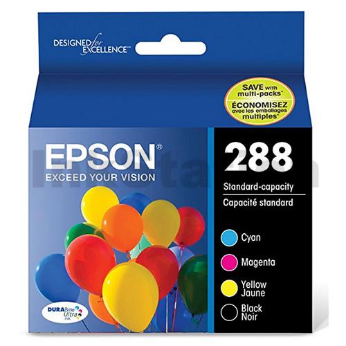 Epson 288 (C13T305692) Genuine Inkjet Cartridge Value Pack [1BK,1C,1M ...