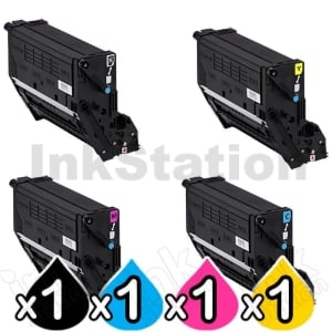 4 Pack OKI Genuine Pro1040 / Pro1050 Toner Cartridges Combo 46844014 - 46844011 [1BK,1C,1M,1Y]