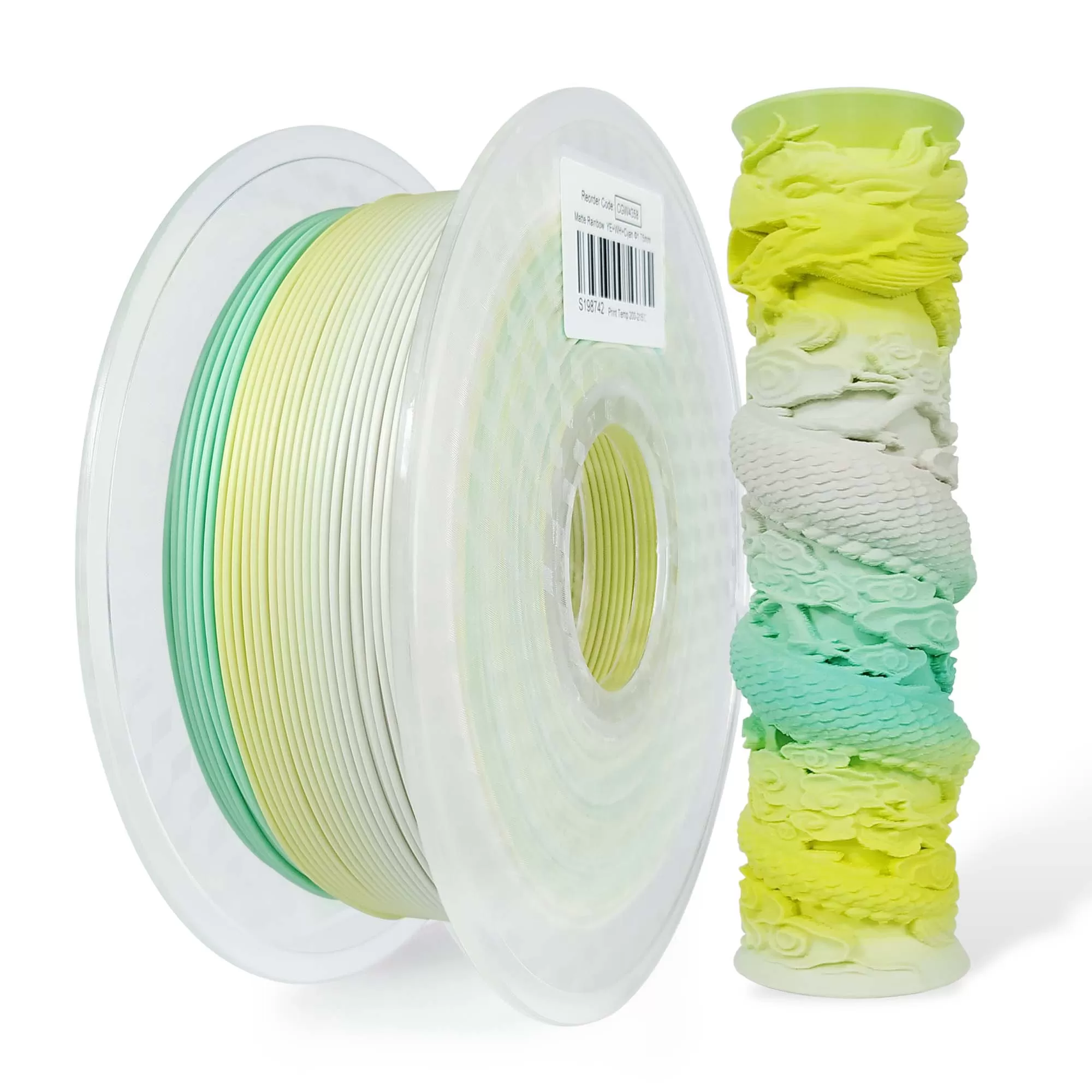 Yellow & White & Cyan