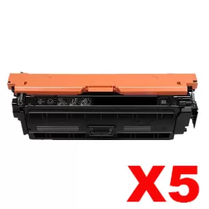 5 x HP 213A W2130A Compatible Black Toner Cartridge - 3,500 pages