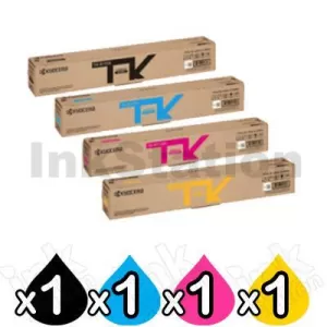 4 Pack Genuine Kyocera TK-8119 Toner ECOSYS M8130CIDN, M8124CIDN [1BK,1C,1M,1Y]