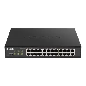 D-Link 24-Port Gigabit Smart Managed PoE Switch with 12 PoE ports