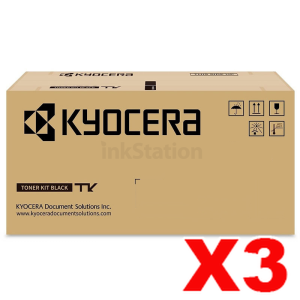 3 x Genuine Kyocera TK-1294 Black Toner Kit MA3501wfx - 3,000 pages