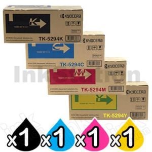 4-Pack Genuine Kyocera TK-5294 Toner Cartridge Combo Ecosys P7240CDN [1BK,1C,1M,1Y]