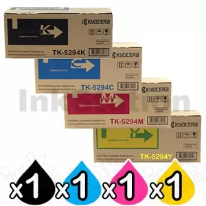 4-Pack Genuine Kyocera TK-5294 Toner Cartridge Combo Ecosys P7240CDN [1BK,1C,1M,1Y]