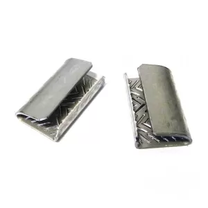 12mm Serrated Open Seals for Polyester PET Strapping - Box of 1000 (CP-12)