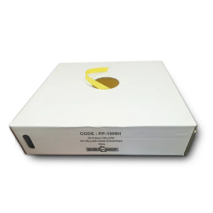 19mm X 700m Yellow PP Polypropylene Hand Strapping in Dispenser Box (PP-1906H)