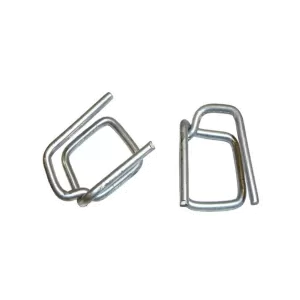 12mm Wire Metal Buckles for Polypropylene PP Strapping - Box of 1000 (PWB-4B)