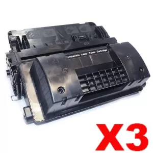 3 x HP CC364A (64A) Compatible Black Toner Cartridge - 10,000 Pages