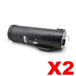 2 x Fuji Xerox DocuPrint P455d M455DF Compatible Toner Cartridge - 25,000 pages (CT201949)