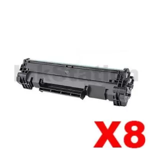 8 x HP 48A CF248A Compatible Black Toner Cartridge - 1,000 Pages