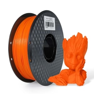 1 x PLA+ 3D Filament 1.75mm Orange Red - 1KG
