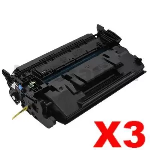 3 x Canon CART-052H High Yield Black Compatible Toner Cartridge - 9,200 pages