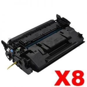 8 x Canon CART-052H High Yield Black Compatible Toner Cartridge - 9,200 pages