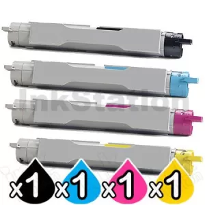 4-Pack Fuji Xerox DocuPrint C2535A Compatible Toner Cartridge [1BK,1C,1M,1Y]