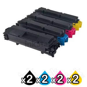 2 Sets of 4-Pack Non-Genuine alternative for TK-5394 Toner Cartridges Combo suitable for Kyocera Ecosys PA4500cx [2BK,2C,2M,2Y]