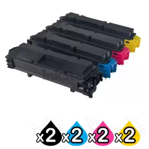 2 Sets of 4-Pack Non-Genuine alternative for TK-5394 Toner Cartridges Combo suitable for Kyocera Ecosys PA4500cx [2BK,2C,2M,2Y]