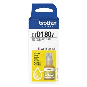 Genuine Brother BTD180Y Yellow Ink Bottle