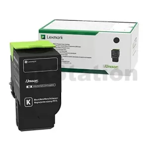 Lexmark C236HK0 Genuine C2425 / MC2425 Black High Yield Return Program Toner Cartridge - 3,000 pages