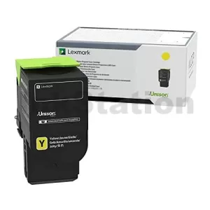 Lexmark C236HY0 Genuine C2425 / MC2425 Yellow High Yield Return Program Toner Cartridge - 2,300 pages