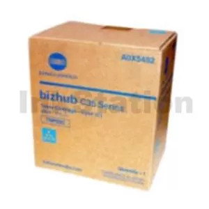 Konica Minolta BIZHUB C25P / C35 / C35P TNP22C Genuine Cyan Toner Cartridge - 6,000 pages (A0X5-492)