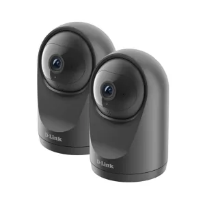 D-Link Compact Full HD Pan & Tilt Wi-Fi Camera 2 Pack