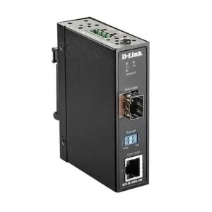 D-Link Industrial Media Converter 100/1000 Mbps SFP to 100/1000 Mbps RJ45