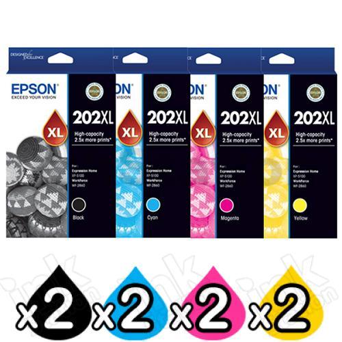 Epson 202 (C13T02N692) Value Pack Genuine Ink Cartridge [1BK,1C,1M,1Y ...