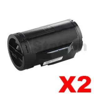 2 x Compatible Dell H815, H815dw, S2810, S2810dn, S2815, S2815dn Black Toner Cartridge - 6,000 pages
