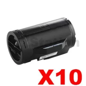 10 x Compatible Dell H815, H815dw, S2810, S2810dn, S2815, S2815dn Black Toner Cartridge - 6,000 pages