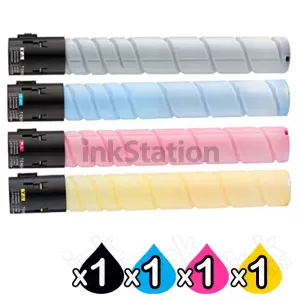 4 Pack Konica Minolta BIZHUB C458 / C558 / C658 TN-514 Compatible Toner Cartridges A9E8190 - A9E8490 [1BK,1C,1M,1Y]
