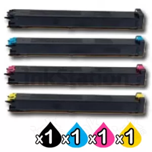 4 Pack Sharp MX-2010 / 2130 / 2310 / 2314 / 2614 / 3111 / 3114 Compatible Toner Cartridges Combo [1BK,1C,1M,1Y]