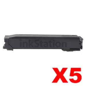 5 x Non-Genuine alternative for TK-5209K Black Toner Cartridge suitable for Kyocera Taskalfa 356CI - 18,000 pages