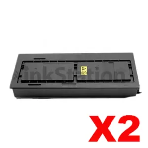 2 x Non-Genuine alternative for TK-6119 Black Toner Cartridge suitable for Kyocera M4132IDN, M4125IDN - 15,000 pages