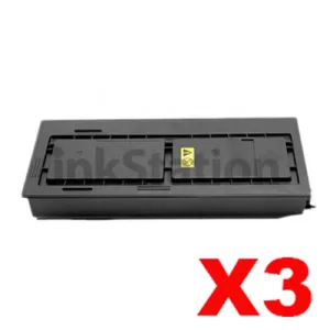 3 x Non-Genuine alternative for TK-6119 Black Toner Cartridge suitable for Kyocera M4132IDN, M4125IDN - 15,000 pages